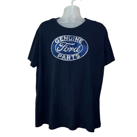 Old Navy Ford Motors Men's Size 2XL Short Sleeve Graphic Tee Shirt Size Blue - Picture 1 of 4